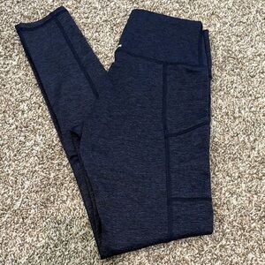 NWOT Aerie by American Eagle - phone pocket leggings yoga pants Navy Med.